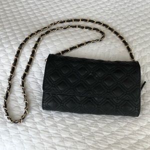 Big Buddha black quilted crossbody bag